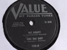 Popular Artists - 78rpm EP 10-inch – Value Hit Parade #122 Hot Diggity