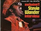 Stevie Wonder on Black Music Mag Cover Jan 1977 George Clinton  Undisputed Truth