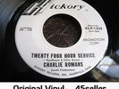 ? Charlie Romans PROMO 'Twenty Four Hour Service' M + COVER Northern Soul HEAR