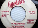 MARVELLOS northern soul Promo45 STRONG VG Down In The City In The Sunshine jr256