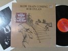 BOB DYLAN slow train coming US 1st PRESS ORIGINAL LP + SHRINK & HYPE STICKER NM