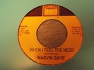 NORTHERN SOUL ACETATE-MARVIN GAYE-WHEN I FEEL THE NEED/WHERE ARE WE GOING