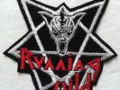 RUNNING WILD | Pentagram  Original 1985 Vintage Patch AUFNÄHER Metal Kutte Sodom