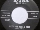 THE COLLEGIANS Let's Go For A Ride 45 X-TRA 108 DOO-WOP MINT-