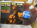 BUMBLE BEE SLIM BACK IN TOWN GREAT BLUES LP COLOR VINYL PACIFIC JAZZ A-4023