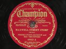 78 RPM -- King Mutt (as Frisky Foot Jackson), Champion 40043, E-V+/E-  Jazz