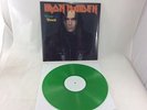 IRON MAIDEN *BLAZE NO BRASIL* VERY RARE SPAIN GREEN VINYL PROMO LIVE VINYL LP