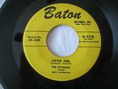 THE RIVILEERS DOO WOP 45 ON BATON 209 DON'T EVER LEAVE ME