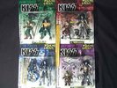 KISS ORIGINAL PSYCHO CIRCUS 4 FIGURE SET  MIT BONUS FIGUREN + REICHLICH ZUBEHÖR