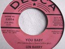 LEN BARRY   YOU BABY ** US DECCA 45 PROMO