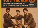THE BEATLES.FOUR BY THE BEATLES EP.1964 CAPITOL.CARDBOARD SLEEVE.EAST COAST.M-