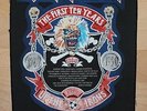 Iron Maiden, The First Ten Years /Up the Irons, Backpatch, 1990, ultra rar, rare