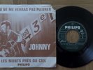 Johnny Hallyday 45t juke box encart original