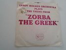 LEROY HOLMES ORCHESTRA ZORBA THE GREEK  RARE ISRAELI EP