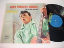 PROMO Gene Vincent Rocks and the Blue Caps Roll 1958 Mono LP VG++