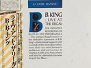 B.B. King: Live At The Regal-1972 MCA Japanese Import 33RPM Reissue 12