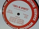 Rogers Hornsby Radio Promo USAF Tops In Sports Kyle Rote Duke Snider VG+