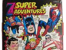 Vintage 7 Super Adventures 33 1/3 Record Gift Set-Batman-Power Records-HTF