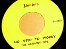 PRIVATE 1960s WI Gospel 45 - THE HARMONY FIVE 