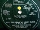 MARTHA & THE VANDELLAS - Love Bug Leave My Heart Alone / One Way Out - UK Motown