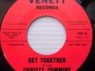 CHRISTY CUMMINS northern soul popcorn 45 GET TOGETHER I WANT TO RUN TO YOU  F986