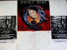 SIGNED by band QUIET RIOT 1988 Self-Titled PROMO LP with Promo Sheets