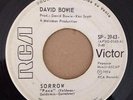 DAVID BOWIE - Sorrow / Amsterdam -  MEXICAN PROMO RADIO WHITE LABEL