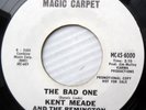 KENT MEADE deep soul funk M- promo MAGIC CARPET 45 the bad one funky to me dm561