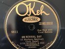 Okeh 8811 Luis Russell Orch REVIVAL DAY/Louisiana Swing 19230 78 rpm EE+/E+