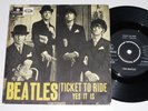 Very rare The Beatles single 45 Ticket to ride Parlophone R 5265 Sweden VG+/Exc