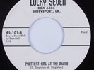 Rockabilly 45 GENE WYATT Prettiest Girl At The Dance LUCKY SEVEN VG++/VG+ HEAR