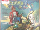 Sinbad Jr-Treasure Island-Rare Orig.1965 DG Hanna Barbera Children's LP-VG+ HEAR