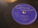 DOO WOP - CASTELLES- GRAND 78 RPM - SWEETNESS / MY GIRL AWAITS ME - LISTEN