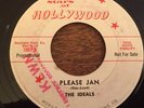 THE IDEALS Please Jan/Always Yours 45 STARS OF HOLLYWOOD Doowop Promo