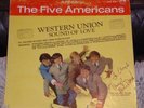 Mike Rabon The Five Americans signed autographed vinyl LP record Western Union