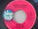 45 RPM/NORTHERN SOUL, BLUE ROCK 4029,REGGIE LA MONT, HOW LONELY/DARLING,VG/VG+