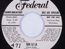 R&B Sax Rocker 45 CORA WOODS Ooh La La FEDERAL HEAR
