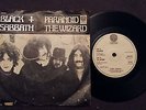 RARE DUTCH 45RPM OF BLACK SABBATH, PARANOID ON VERTIGO SWIRL, OZZY OSBORNE