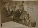 NAT KING COLE TRIO Autographed, Signed Picture RARE Jazz Big Band Music Records