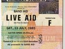 QUEEN U2 : TICKET STUB - LIVE AID - 13.7.1985 - ORIGINAL