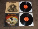 RAINBOW - LONG LIVE ROCK 'N' ROLL & RISING - 2 x VINYL LP RECORDS 1970's.