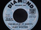RUBY WINTERS: The Bells Of St. Mary's / Try Me 45 (close to M-) Soul