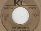 THE CATALINAS *BANZAI WASHOUT/ BEACH WALKIN'* 1964 SURF  ROCK