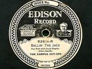 EDISON RECORD DIAMOND DISC 52616 : BALLIN' THE JACK/ROLL DEM ROLY BOLY EYES