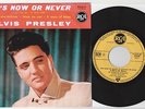 VINYL FRENCH EP RCA 75619 ELVIS PRESLEY It's now or never 
