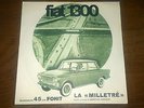 DISCO 45 giri - fiat 1300 ( la milletre)  Domenico Modugno - pubblicitaria 1961