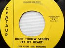 MONIQUES soul doowop orig.CENTAUR 45 Don't throuw stones at my heart / Halo FM86