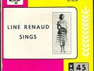 LINE RENAUD RARE 45T PRESSAGE USA 1953 45T EP VOX 30.150 MA CABANE AU CANADA