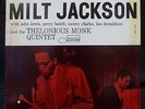 MILT JACKSON Milt Jackson Thelonius Monk BLUE NOT US Press STEREO LP EX