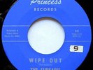SURFARIS   Wipe Out/Surfer Joe   RARE '63 PRINCESS 